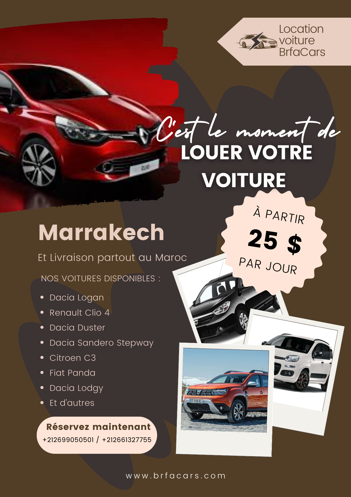Location de Voitures à Marrakech Aéroport - Meilleur prix et qualité